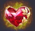 symbol red heart wild